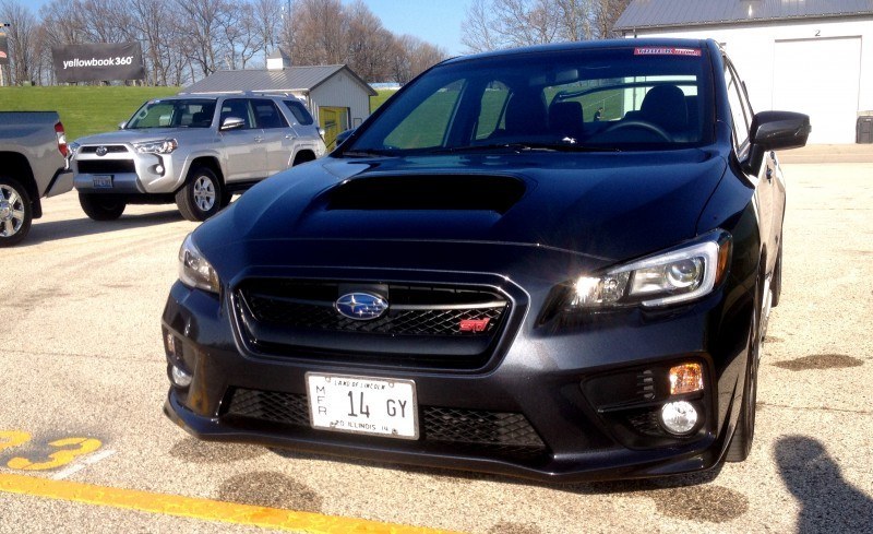 Track Test Review - 2015 Subaru WRX STI Is Brilliantly Fast, Grippy and Fun on Autocross 26