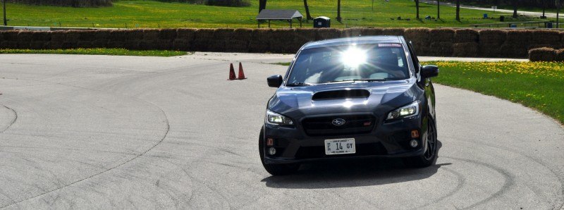 Track Test Review - 2015 Subaru WRX STI Is Brilliantly Fast, Grippy and Fun on Autocross 3