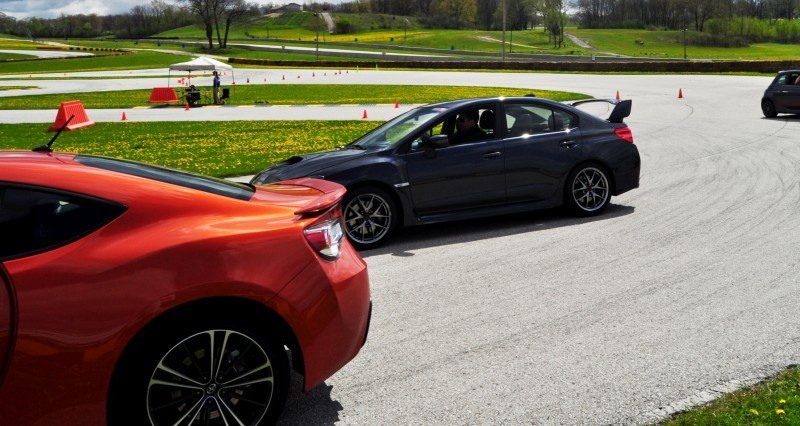 Track Test Review - 2015 Subaru WRX STI Is Brilliantly Fast, Grippy and Fun on Autocross 6
