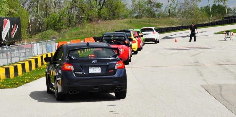 Track Test Review - 2015 Subaru WRX STI Is Brilliantly Fast, Grippy and Fun on Autocross 8