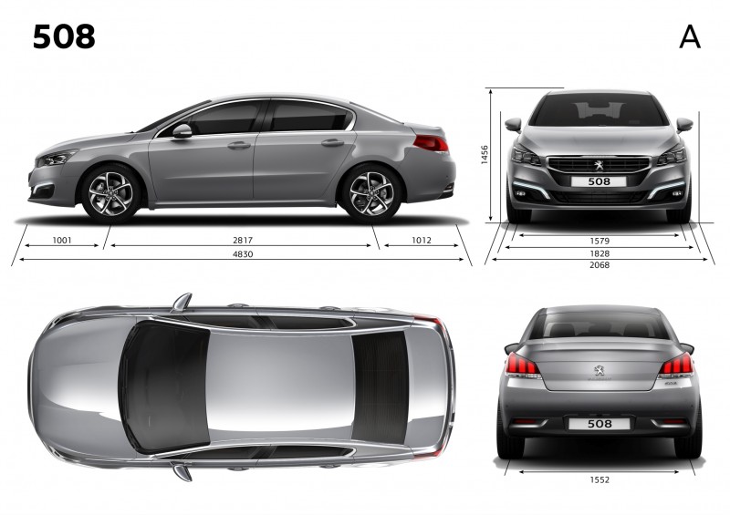 Update2 New Photos - 2015 Peugeot 508 Facelifted With New LED DRLs, Box-Design Beams and Tweaked Cabin Tech 12