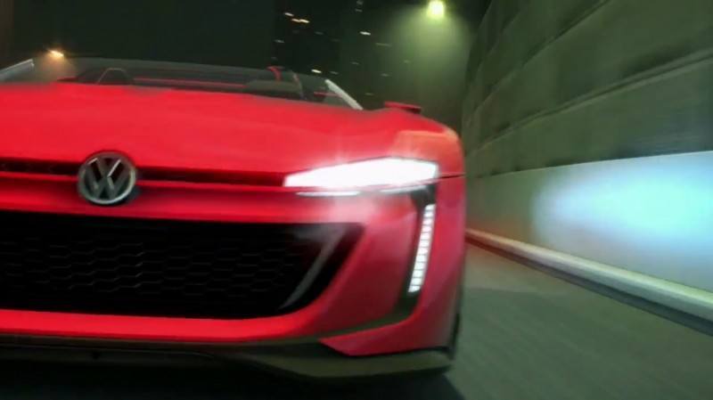 Volkswagen GTI Roadster Vision Gran Turismo Scores 4Motion and 500HP Twin-Turbo VR6 1