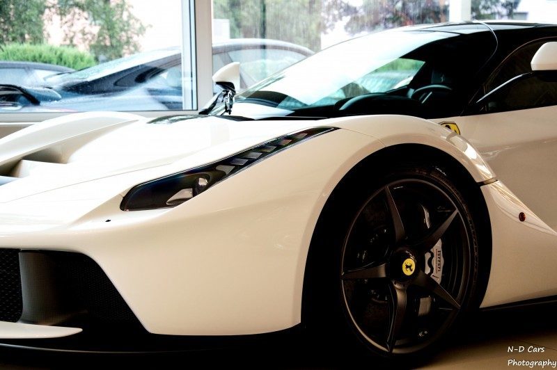 White LaFerrari Snapped in Geneva This Week by N-D Photography 11