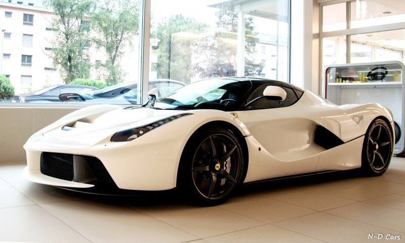 White LaFerrari Snapped in Geneva This Week by N-D Photography 7