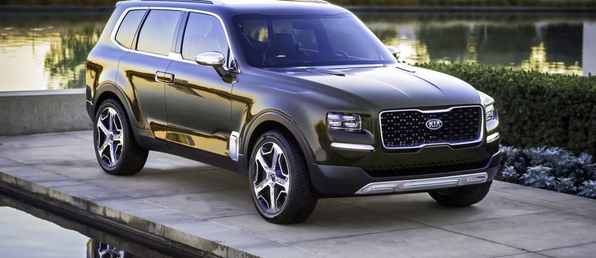 2016 Kia TELLURIDE Concept - LWB SUV Brings 7-Seat Chalet Cachet