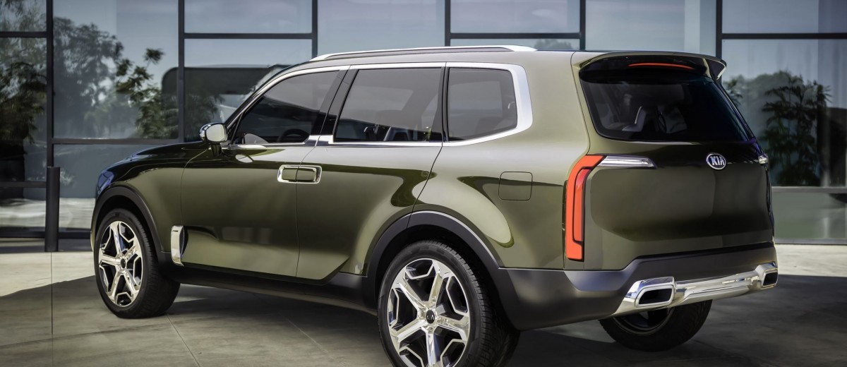 2016 Kia TELLURIDE Concept - LWB SUV Brings 7-Seat Chalet Cachet