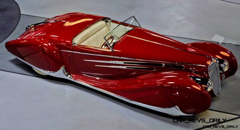 1939 Delahaye 165 V-12 Cabriolet at Mullin Auto Museum13