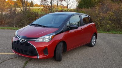 Toyota Yaris front fascia angle