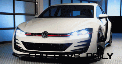 Design Vision Volkswagen GTI Concept - Animated GIF