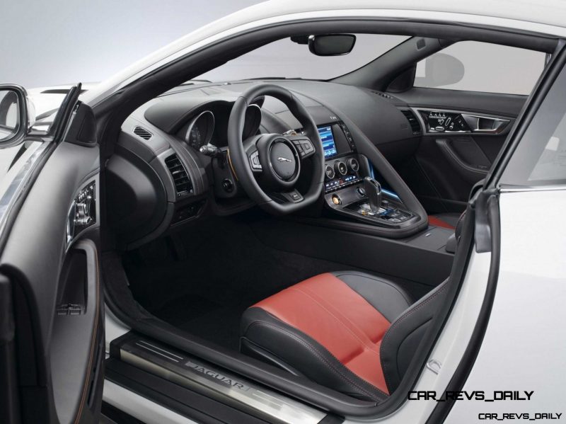 Jaguar Makes a WINNER!  2015 F-type Coupe INTERIOR10