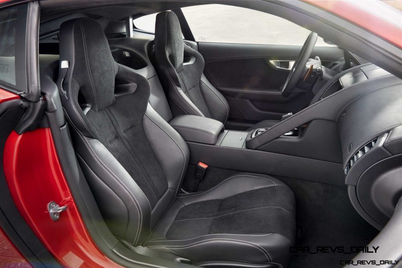 Jaguar Makes a WINNER!  2015 F-type Coupe INTERIOR6