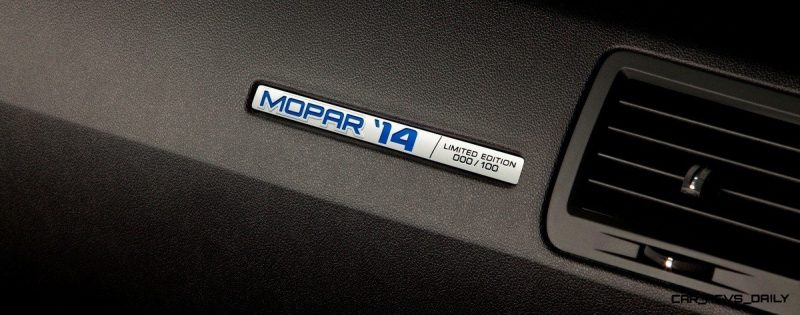 New Mopar ?14 Challenger model revealed: only 100 serialized coupes will be built, offering ?Mopar-or-no-car? fans the rarest factory-produced Dodge Challenger model to date with unique ?Moparized? equipment