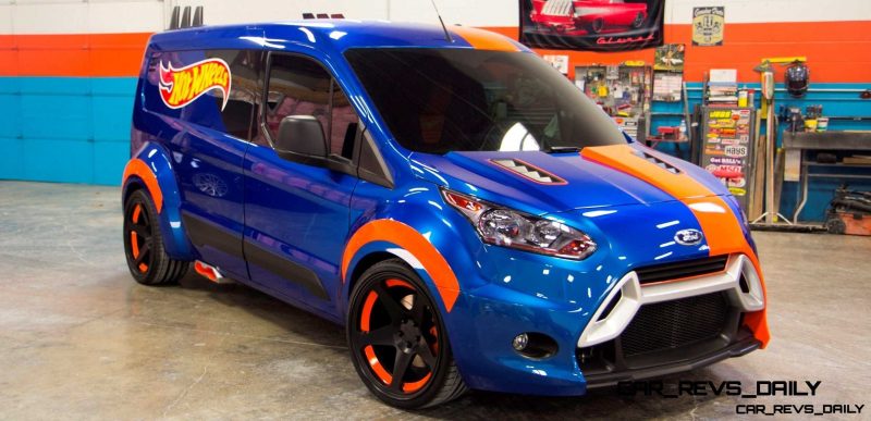 Ford?s 2014 Transit Connect Sizzles for SEMA Courtesy of Hot Wheels®