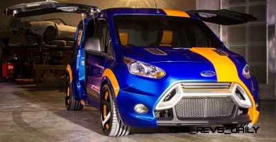 Ford?s 2014 Transit Connect Sizzles for SEMA Courtesy of Hot Wheels®