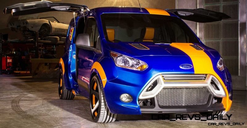 Ford?s 2014 Transit Connect Sizzles for SEMA Courtesy of Hot Wheels®