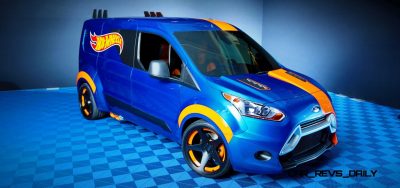 Ford?s 2014 Transit Connect Sizzles for SEMA Courtesy of Hot Wheels®