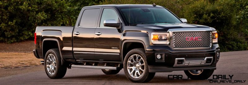 2014 GMC Sierra Denali Crew Cab Front Three Quarter in Onyx Black - Santa Barbara