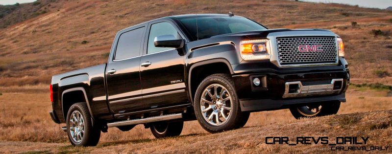 2014 GMC Sierra Denali Crew Cab Front Three Quarter in Onyx Black - Santa Barbara