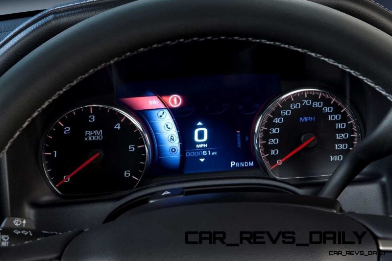 2014 GMC Sierra Denali Eight-Inch Reconfigurable Instrument Cluster