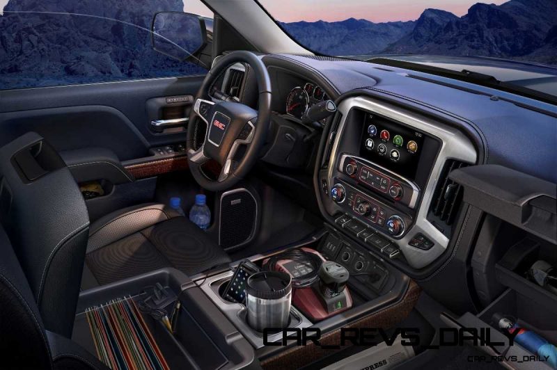 2014 GMC Sierra SLT Interior detail