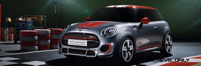 2015 MINI Cooper JCW Concept Brushed-Alloy Paints Hot Bod 1