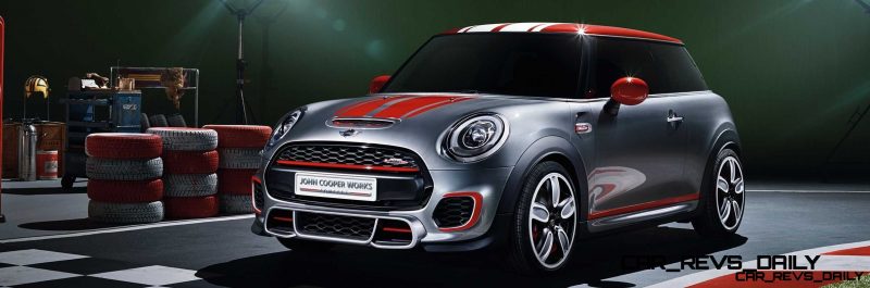 2015 MINI Cooper JCW Concept Brushed-Alloy Paints Hot Bod 1