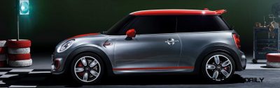 2015 MINI Cooper JCW Concept Brushed-Alloy Paints Hot Bod 14