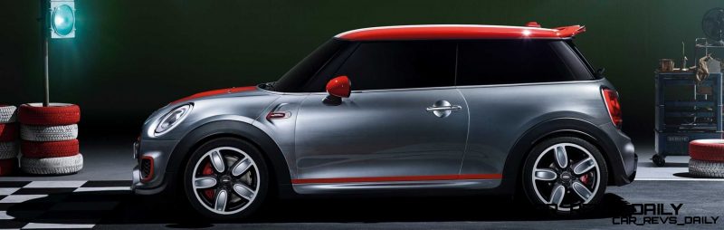 2015 MINI Cooper JCW Concept Brushed-Alloy Paints Hot Bod 14