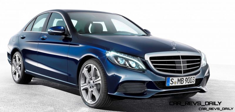 Mercedes-Benz C 300 BlueTEC HYBRID, Exclusive Line, Cavansitblau metallic, Leder ARTICOKristallgrau/Tiefseeblau, Zierelemente Holz Linde linestructure, (W205),2013