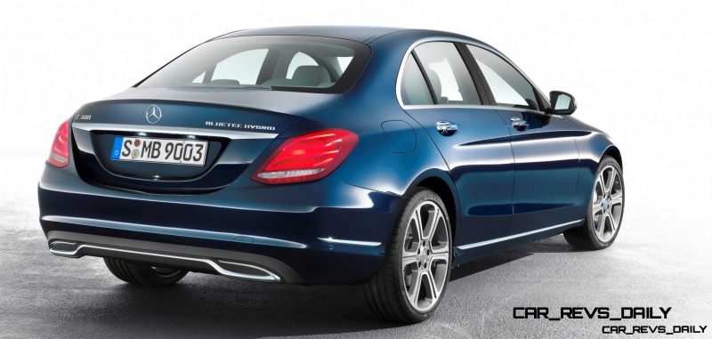 Mercedes-Benz C 300 BlueTEC HYBRID, Exclusive Line, Cavansitblau metallic, Leder ARTICOKristallgrau/Tiefseeblau, Zierelemente Holz Linde linestructure, (W205),2013