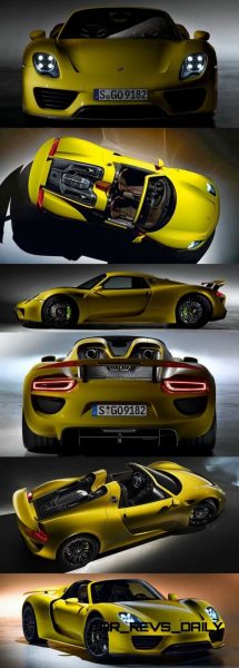 2015 Porsche 918 Spyder CarRevsDaily Yellow17-vert