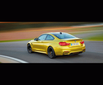 BMW M4 Animation GIF