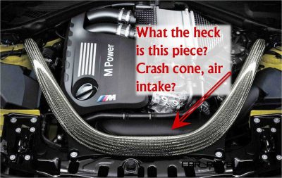 BMW M4 Carbon intake detail