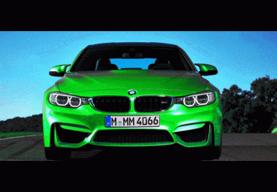 BMW M4 Color Test Animation GIF