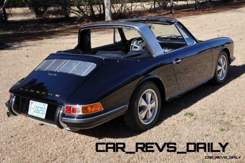 Black 1967 Porsche 911S Soft Window TARGA for sale in Raleigh NC 18