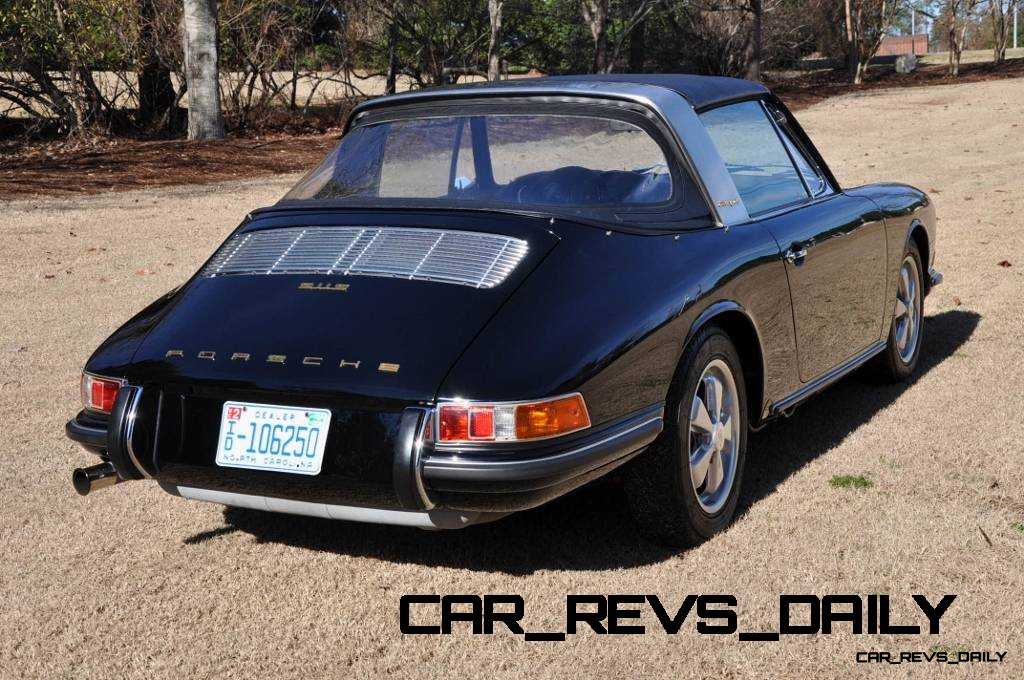 Black 1967 Porsche 911s Soft Window Targa For Sale In