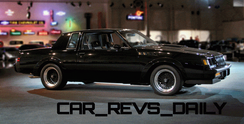 CarRevsDaily - 1987 Buick Grand Nation - Black Air GNX GIF