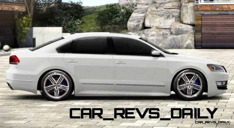 CarRevsDaily 2015 VW Passat R - Spec Renderings 1