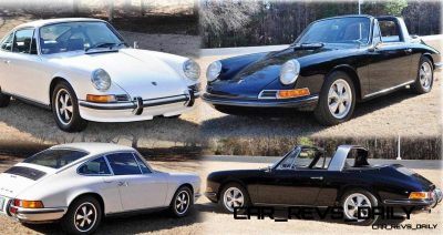 Classic Porsche Face Off - White 1972 911S vs Black 1967 911S Targa