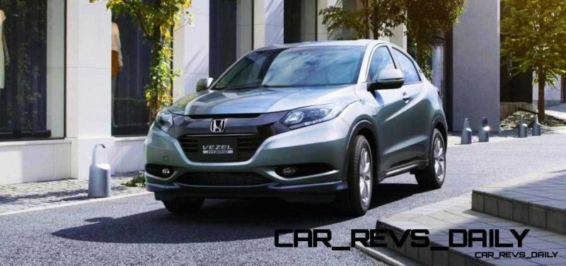 Cool! 2015 Honda Vezel Hybrid Previews Spring 2014 Civic CUV22