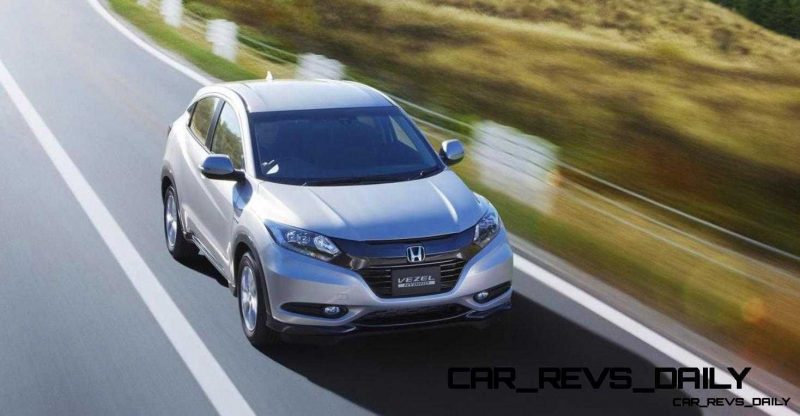 Cool! 2015 Honda Vezel Hybrid Previews Spring 2014 Civic CUV37