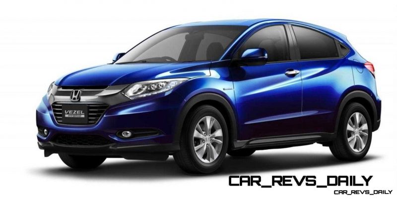 Cool! 2015 Honda Vezel Hybrid Previews Spring 2014 Civic CUV9