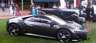 The Acura NSX Concept on the Concept Lawn at the 2013 Pebble Bea