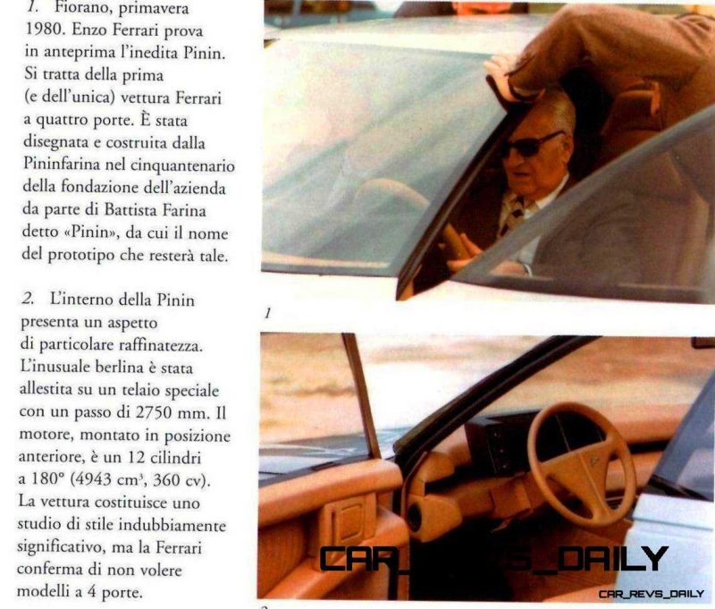 Most Copied 4-Door Never Made - 1980 Ferrari Pinin Concept 18