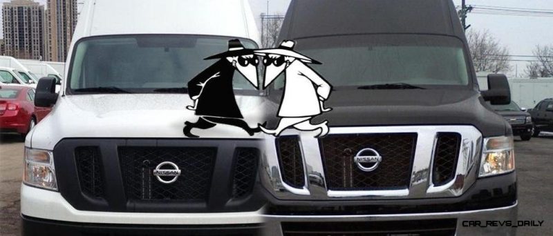 Nissan NV Spy vs Spy