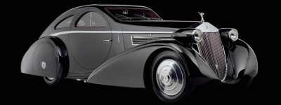 Peterson Auto Museum - 1925 Rolls-Royce Phantom I - 1934 Jonkheere Round Door Aero Coupe 1