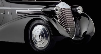 Peterson Auto Museum - 1925 Rolls-Royce Phantom I - 1934 Jonkheere Round Door Aero Coupe 1a