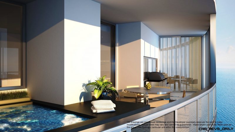 Watch Sharks From Your 50th-Floor Balcony Pool - Porsche Design Tower Miami 36