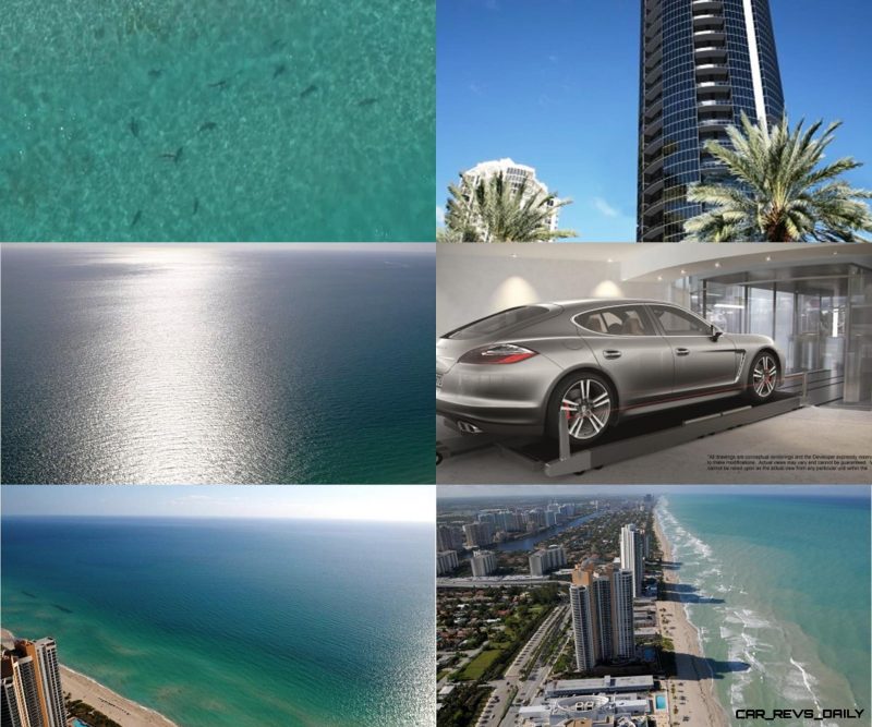 Watch Sharks From Your 50th-Floor Balcony Pool-tile