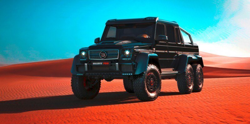 2014 BRABUS 700G 6x6 Is Most Lavish Off-Road Plaything Available 37